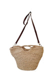 Rada Natural Raffia Crossbody Bag
