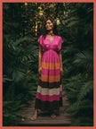 Rosalie Pink Striped Maxi Dress | Womens Summer Maxi Dress