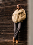 Setsu Crochet Crepe - Nutmeg Wheat