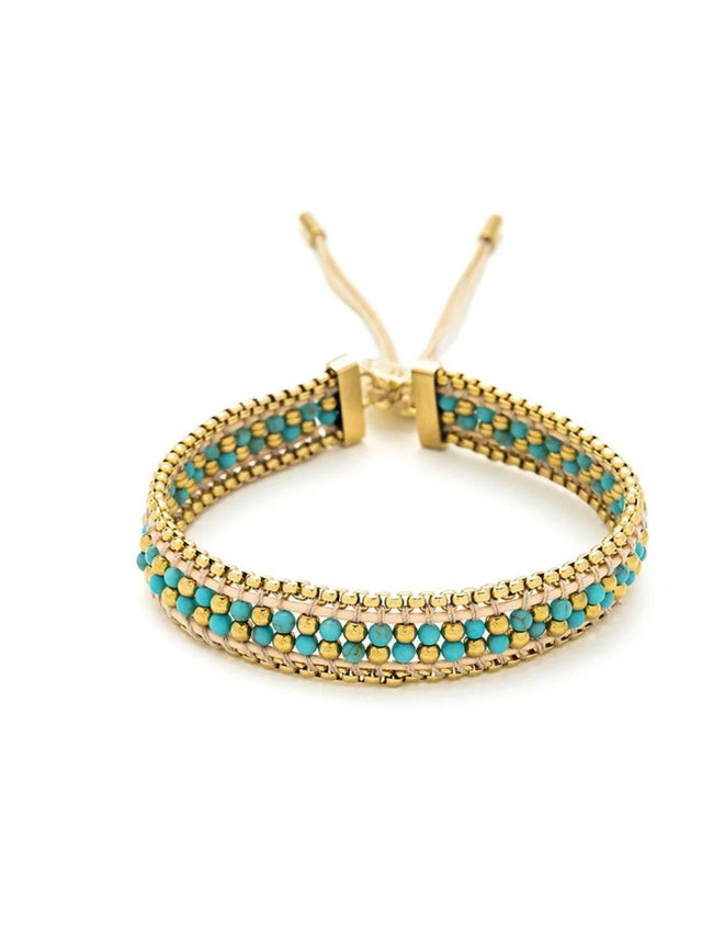 Isla Turquoise Gold Bracelet