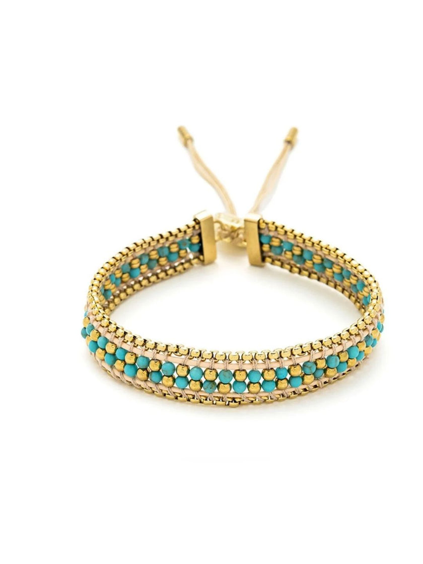 Isla Turquoise Gold Bracelet
