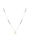 Flora Black Spinel Gemstone Pendant
