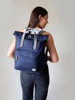 Canfield Roll Top Backpack - Burnt Blue