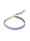 Iztac Denim Ombre Silver Bracelet