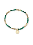 Olive Malachite Stretch Bracelet
