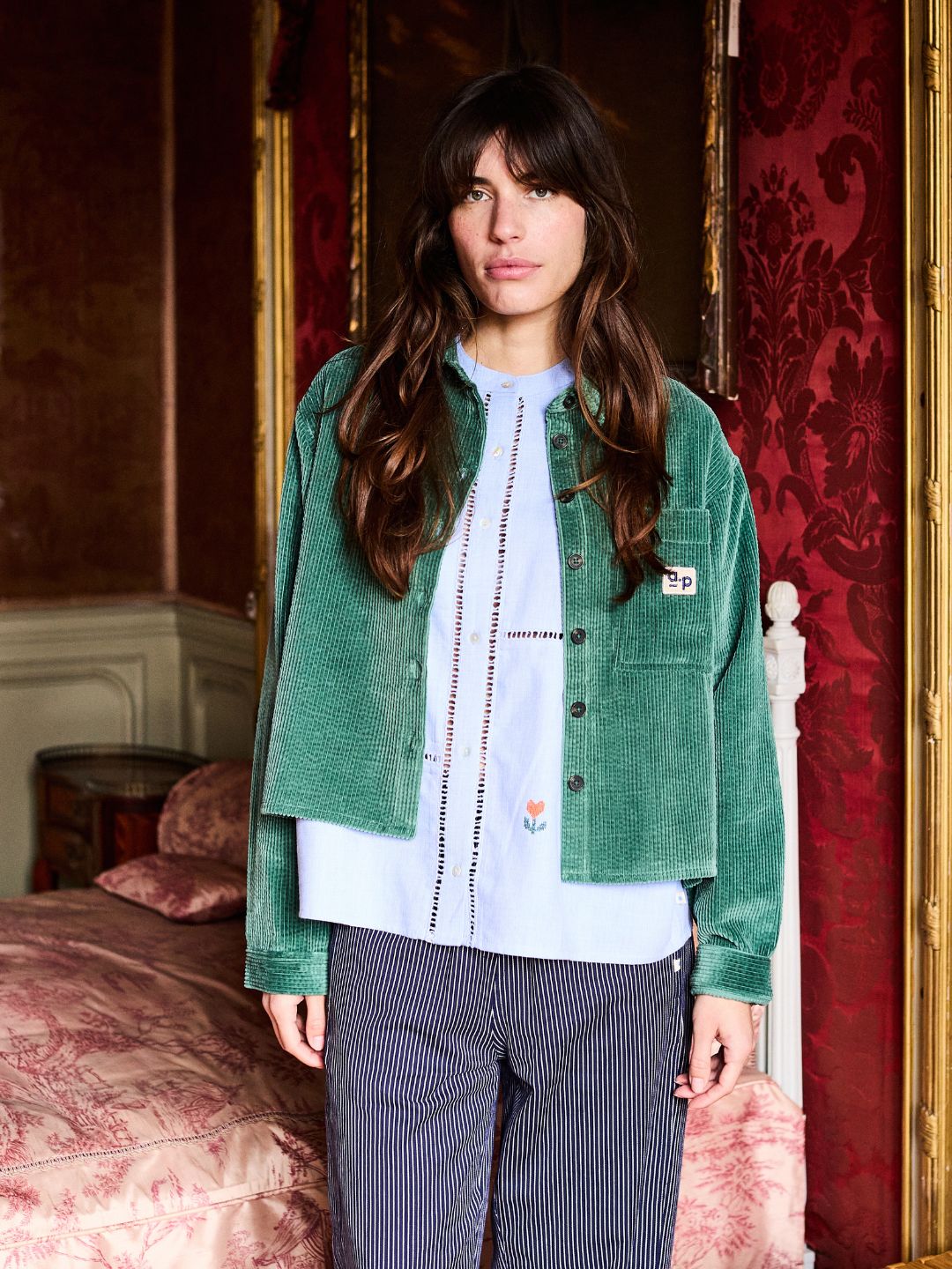 Women's Velvet Overshirt