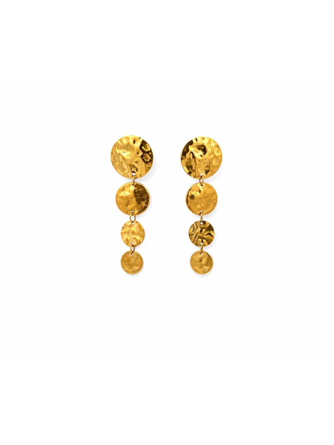 Amaya Gold Statement Drop Earrings
