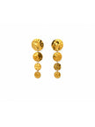 Amaya Gold Statement Drop Earrings