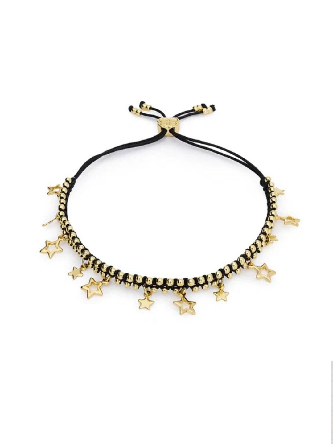 Estelle Black and Gold Charm Bracelet