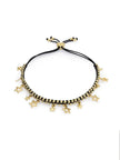 Estelle Black and Gold Charm Bracelet