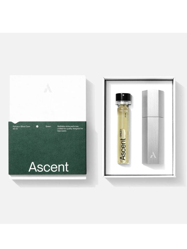 ASCENT Perfume Green - Silver case