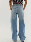 The Free Fable Low-Rise Twisted Bowed Jeans