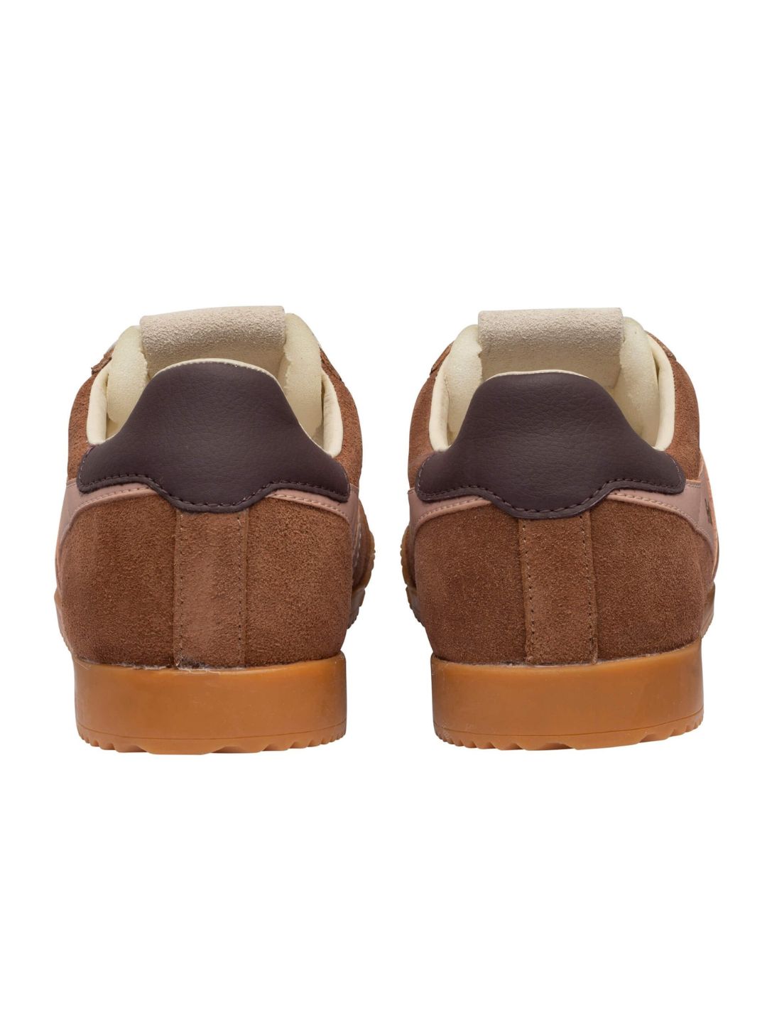 Gola Classics Women's Elan Trainers Umber/Pearl Pink/Cocoa