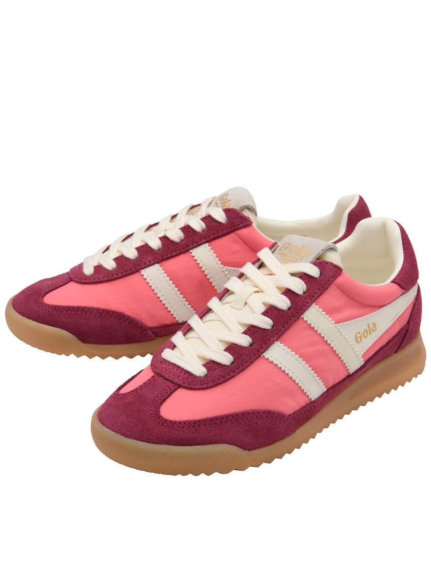 Gola Womens Firefly Trainer-Bubblegum/Cerise/Off White