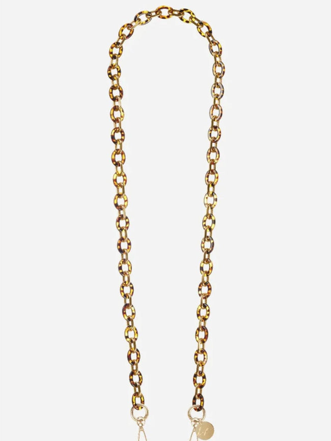 CASSY PHONE CHAIN TORTOISESHELL 40cm