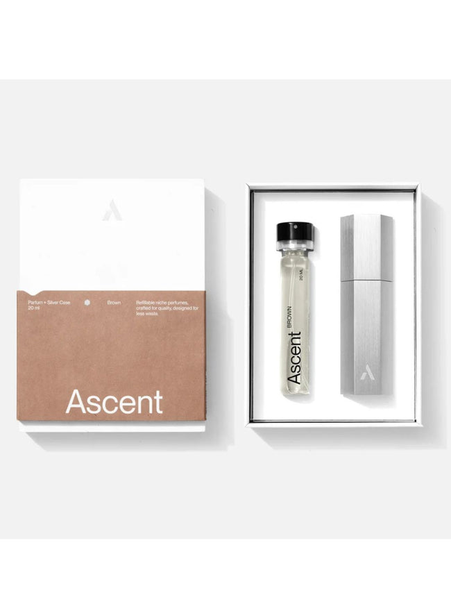 ASCENT Perfum Brown + Silver case