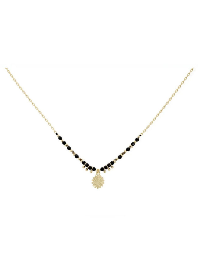 Fuji Black spinal Gemstone Necklace