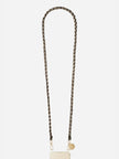 LOU PHONE CHAIN BLACK GOLD - 120CM