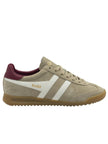 Gola Womens Torpedo Trainer-Bone/Off White/Cerise