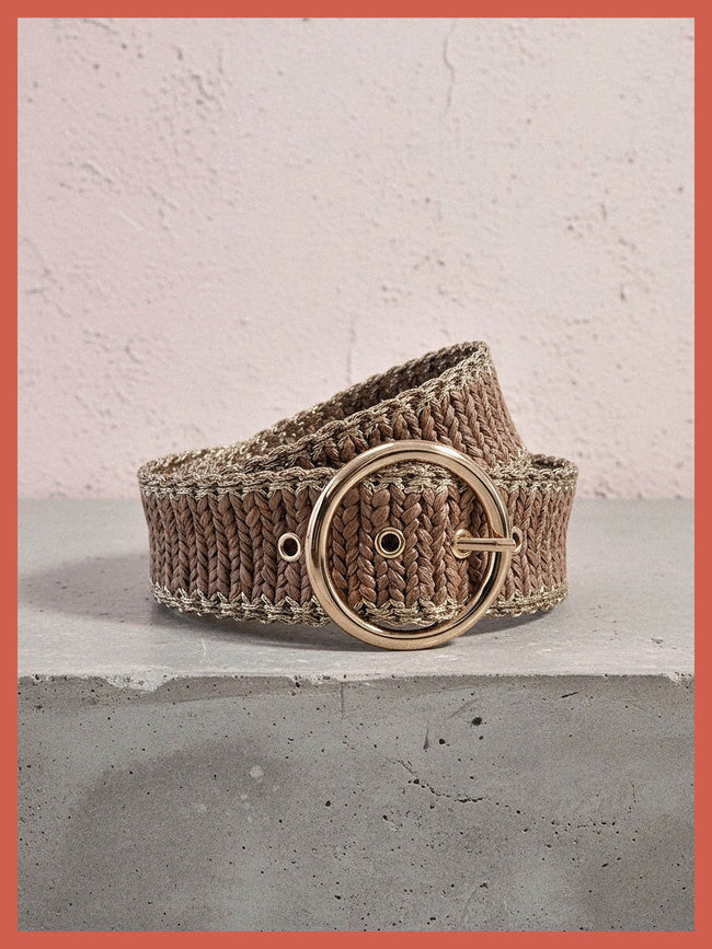 Shannon Summer Belt - Brown Mix