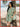 Talinn Towelling Striped Shorts - Green Mix