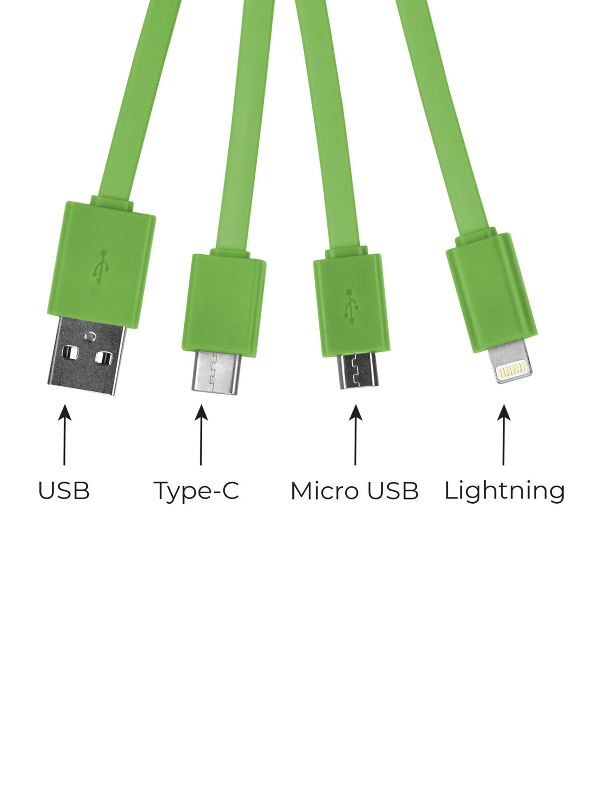 Multi Charging Cable - Avocado