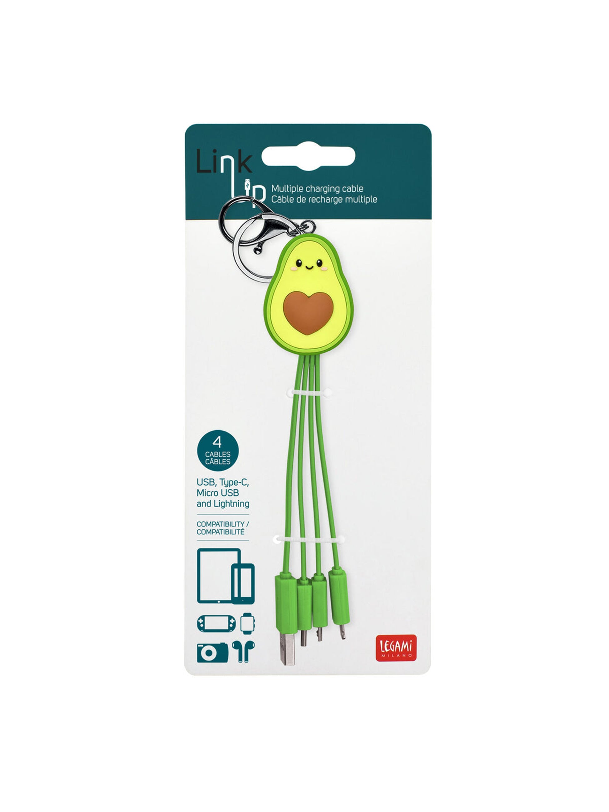 Multi Charging Cable - Avocado