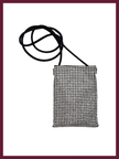 Crystal Pouch In Silver