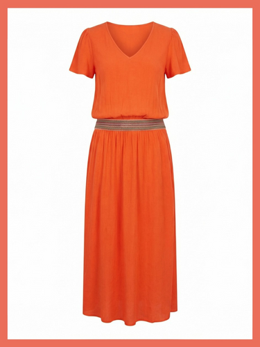Lulu Summer Dress -Orange