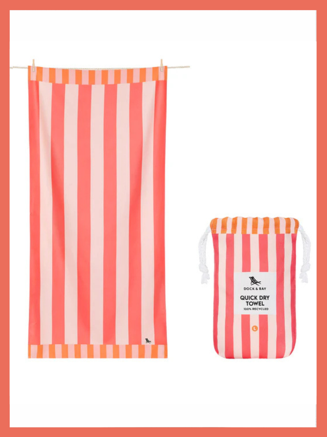 Dock & Bay Beach Towel X Large - Raspberry Road