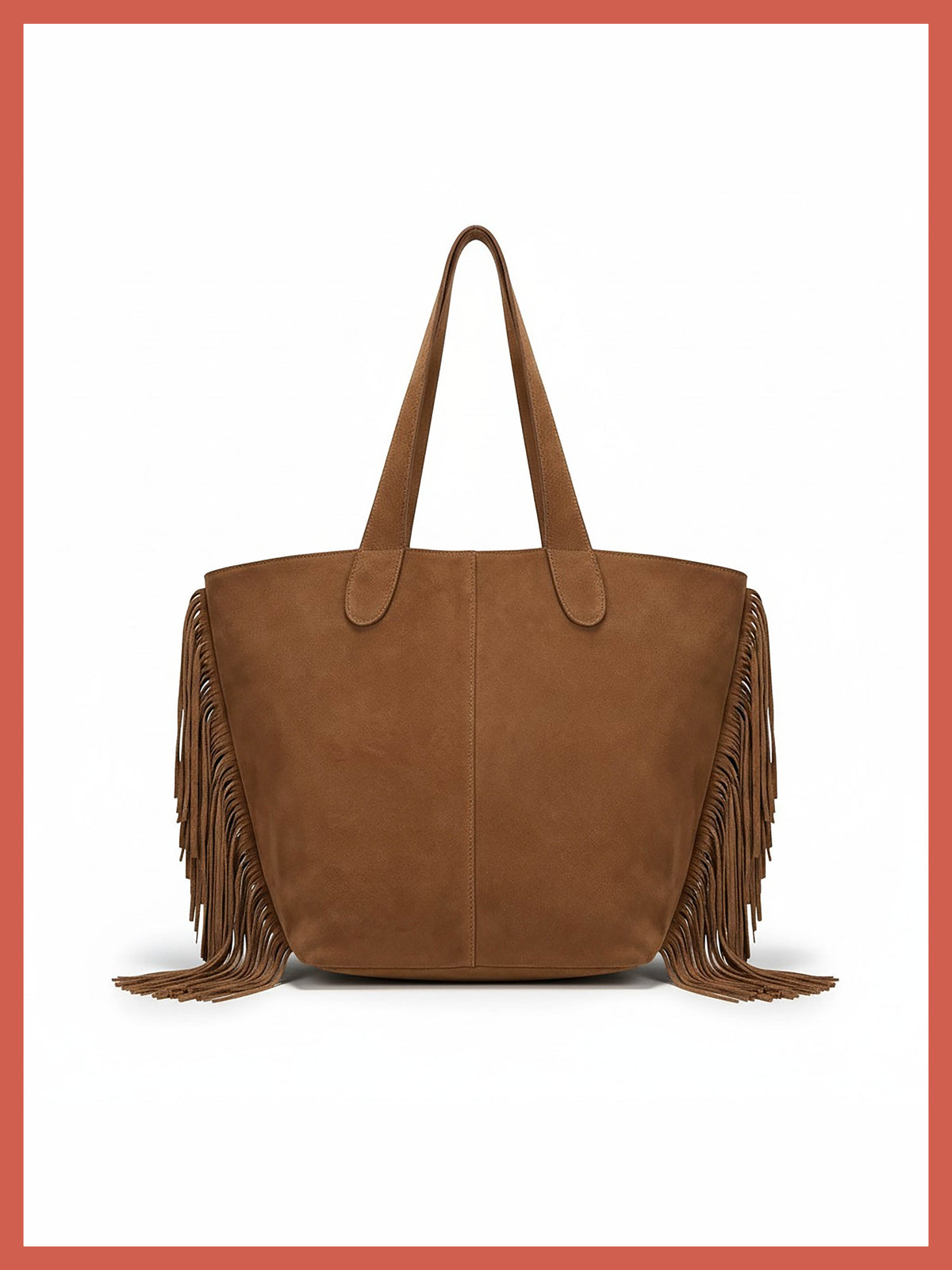 Vancouver Soft Suede Tote - Camel