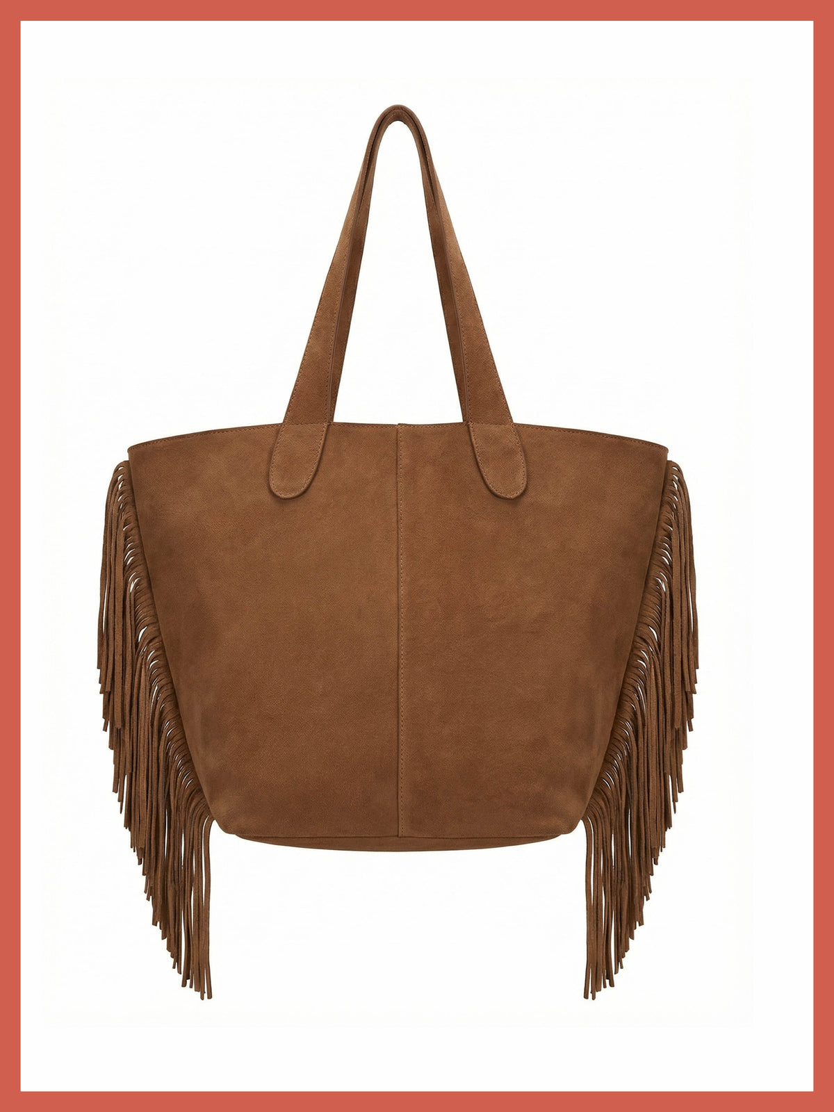 Vancouver Soft Suede Tote - Camel