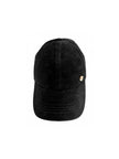 Velvet Baseball Cap-Black