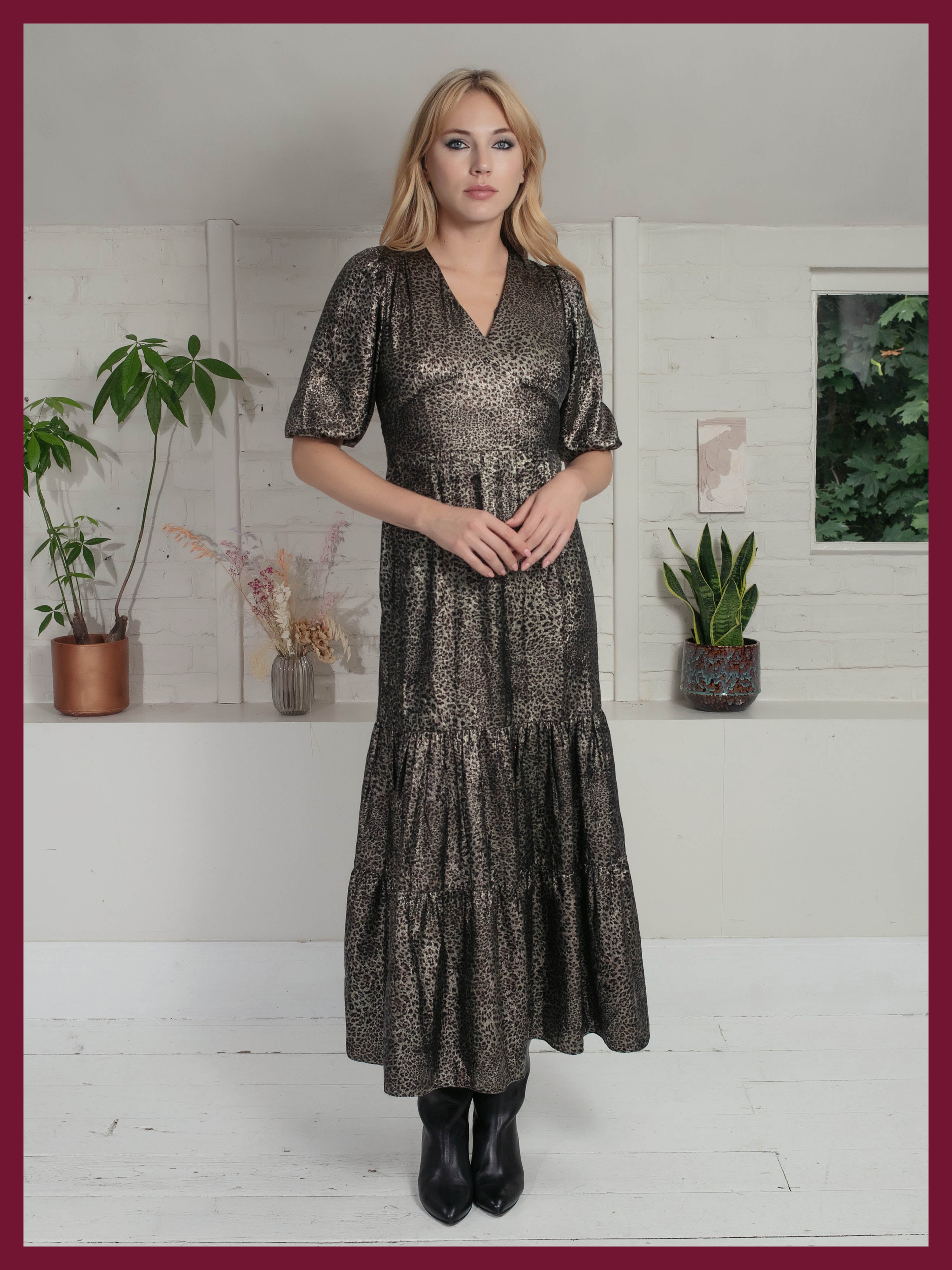 Vivianna Lame Dress