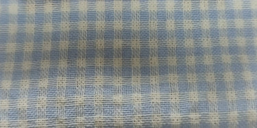 Astrid Gingham Blouse - Sky Blue