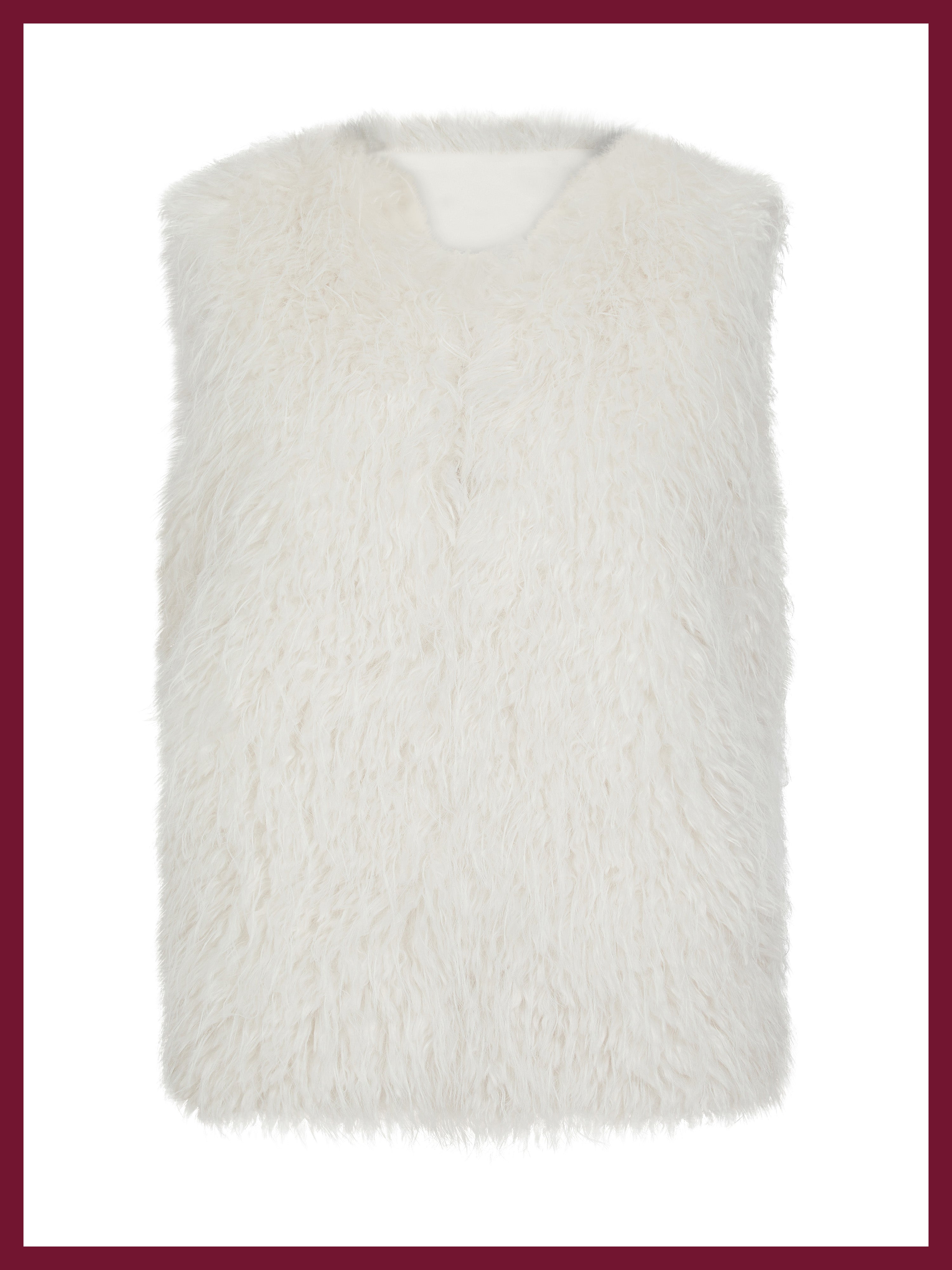 Scandi Gilet In Cream