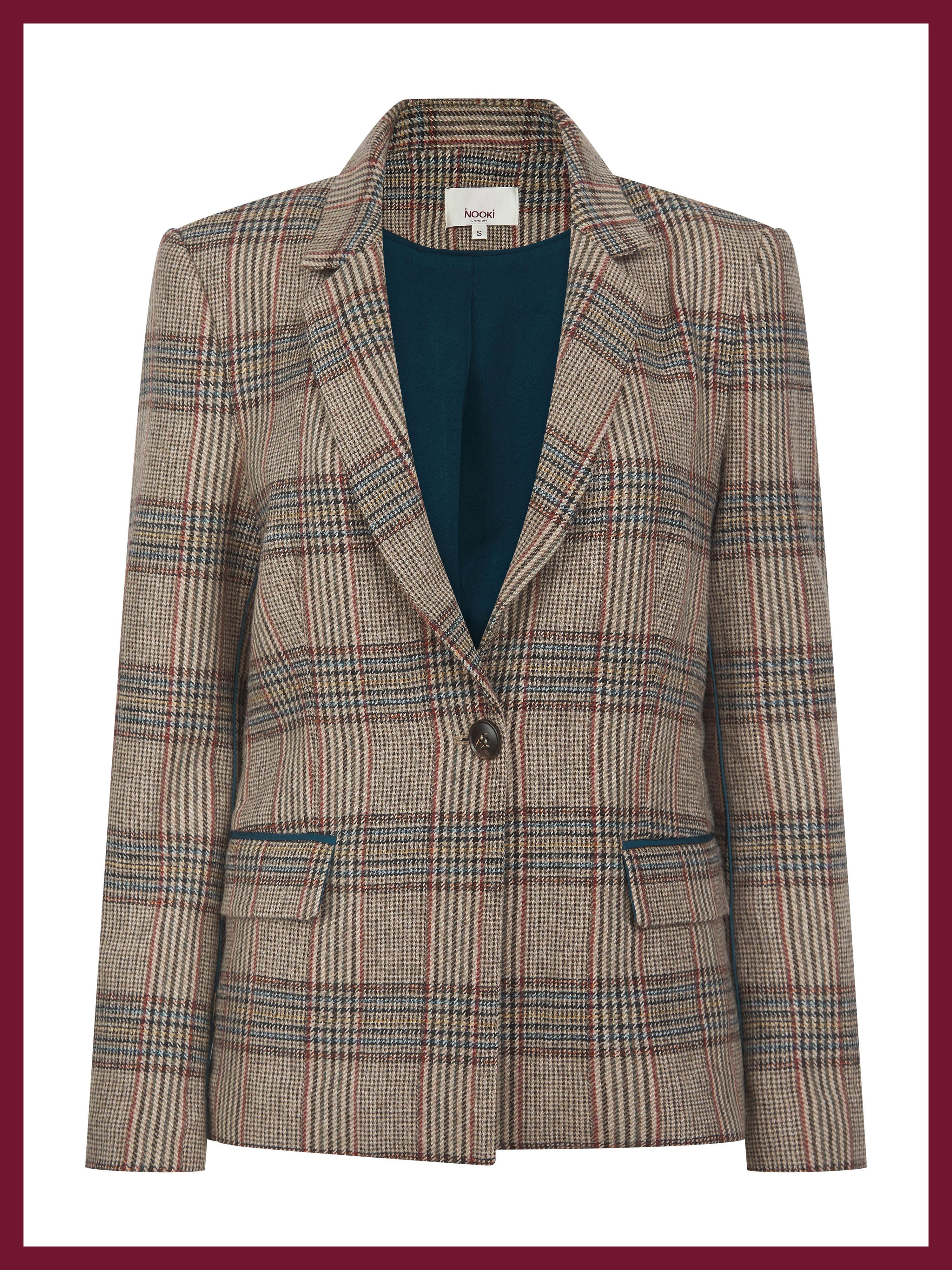 Michaela Check Blazer