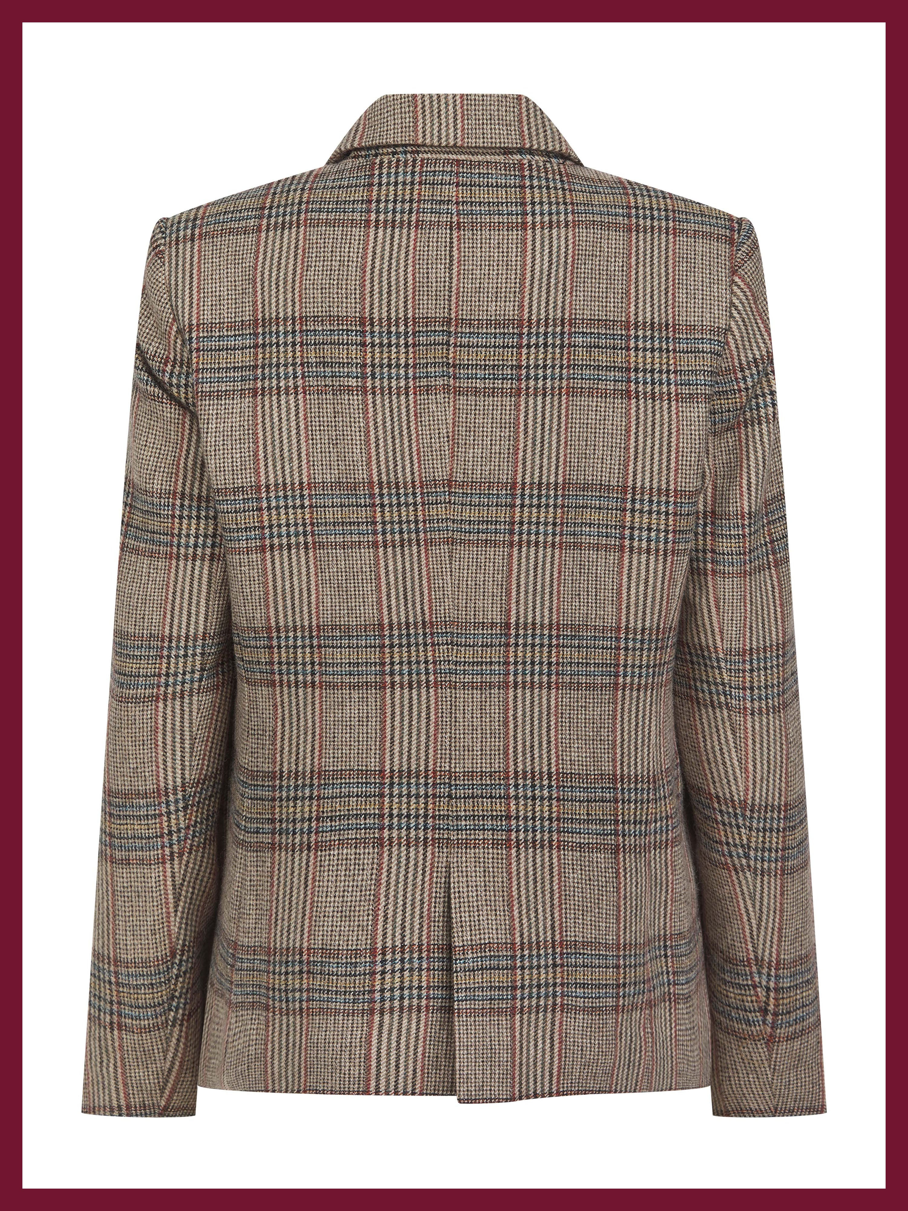 Michaela Check Blazer