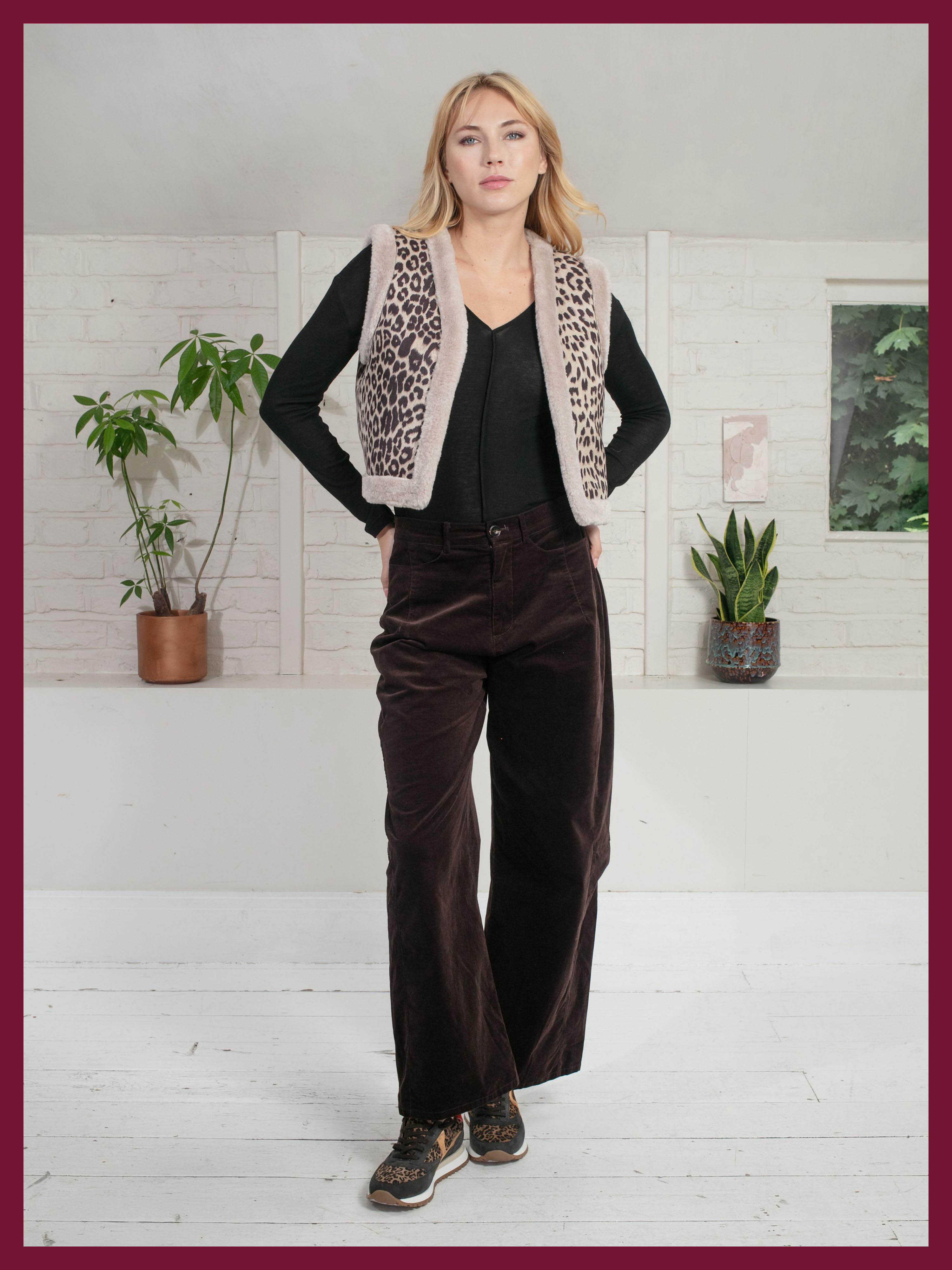 Arnica Leopard Gilet