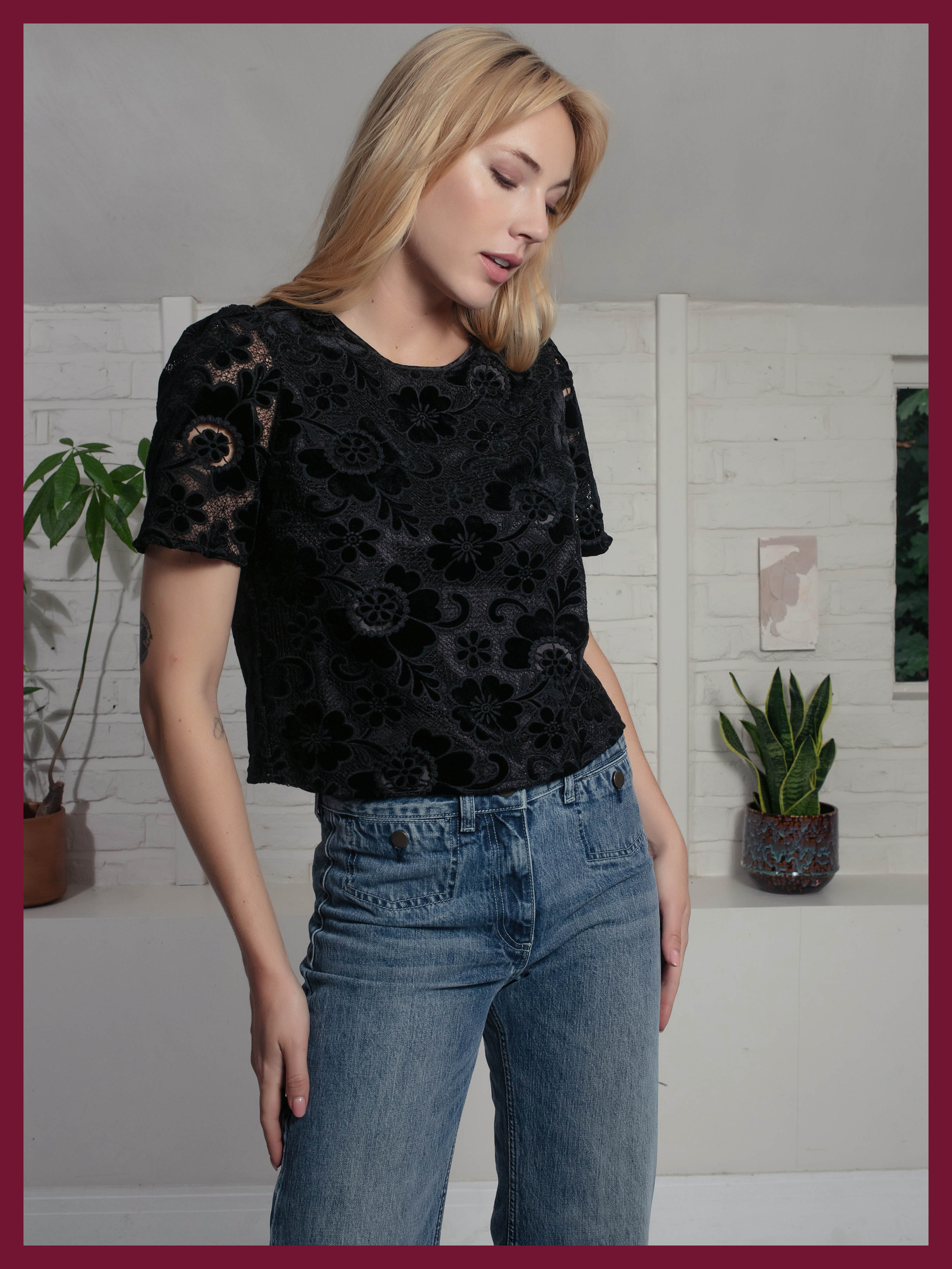 Corinne Lace Top