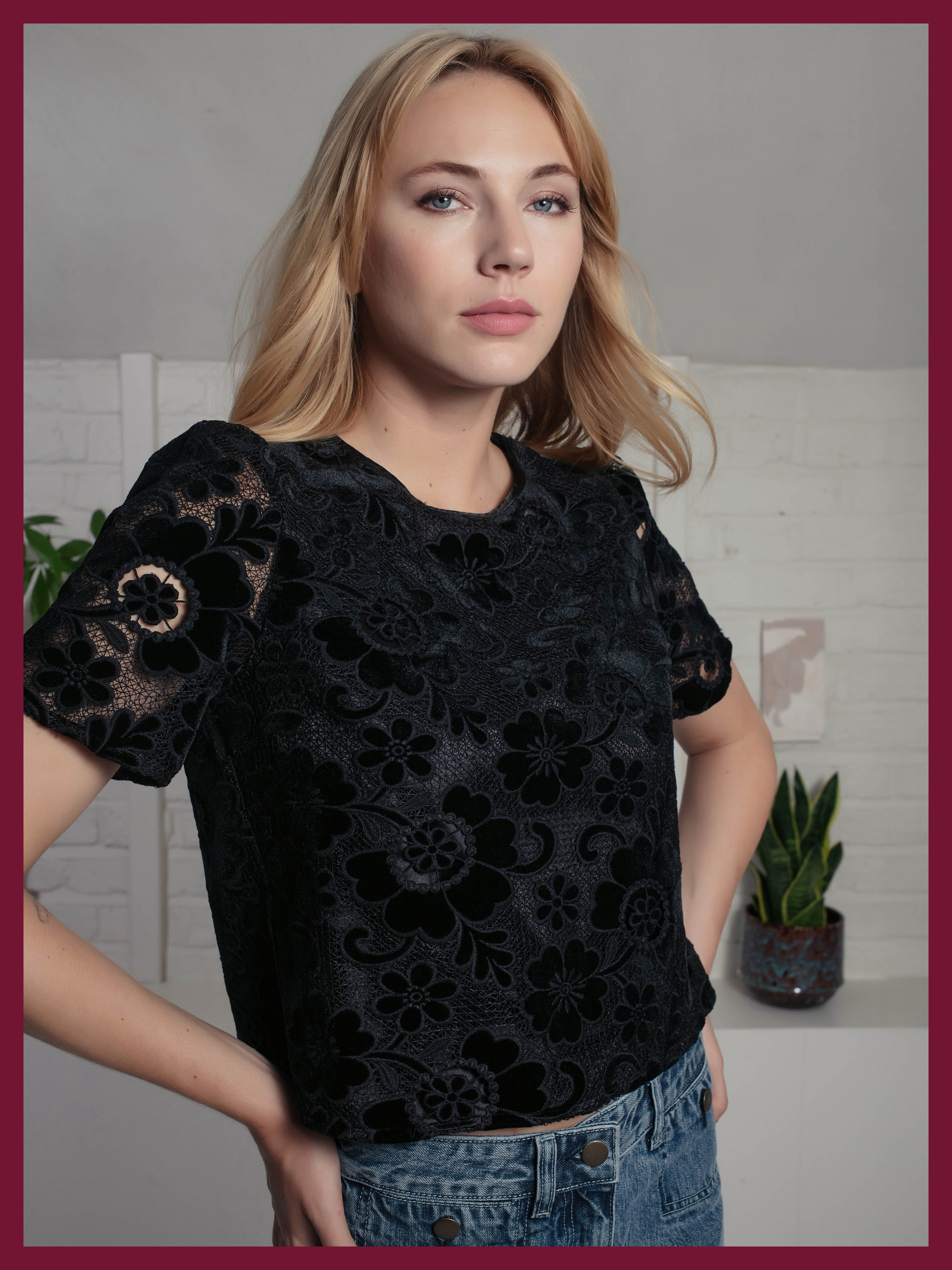 Corinne Lace Top