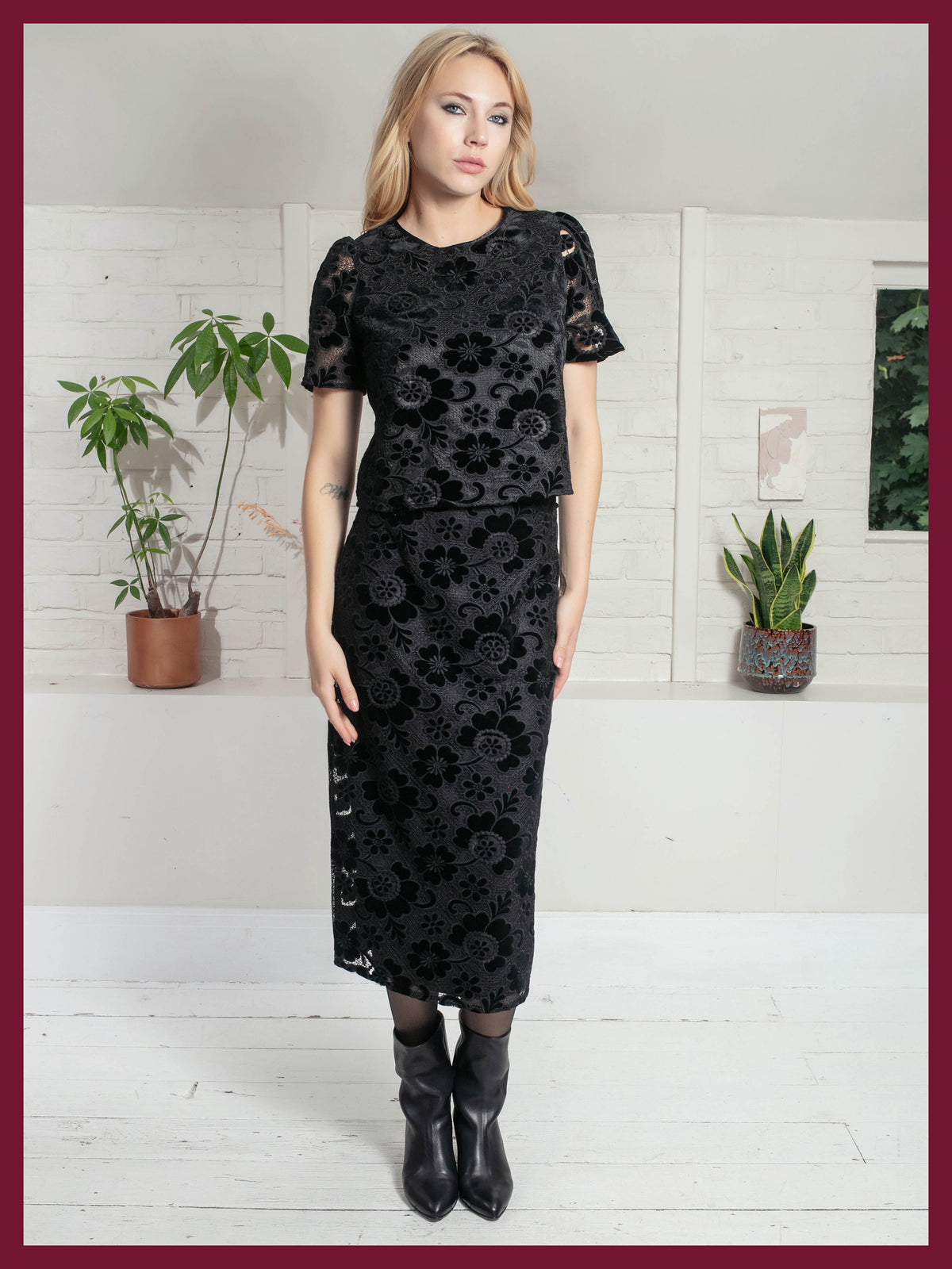 Nicole Skirt in Black