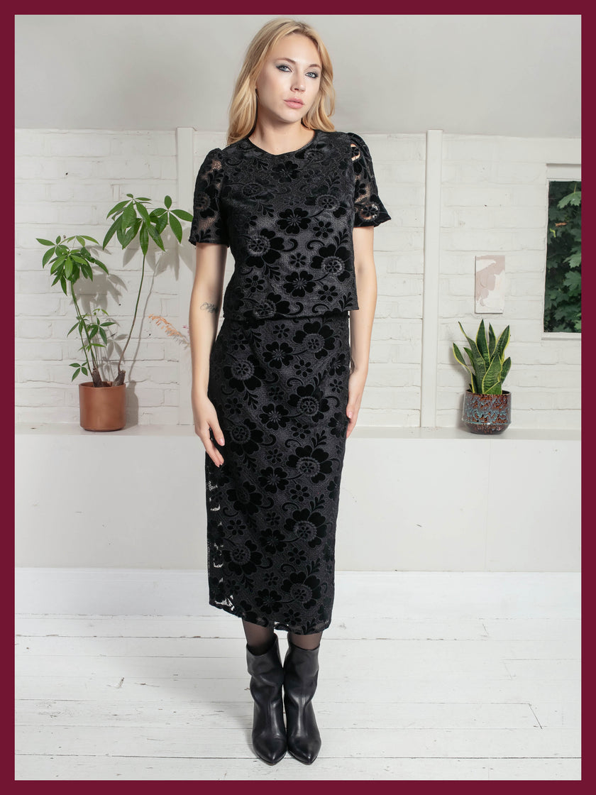 Nicole Skirt in Black