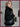 Devina Leather Look Biker Gilet - Black