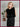 Edelweiss Faux Fur Gilet - Black