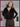 Edelweiss Faux Fur Gilet - Plum Zig Zag