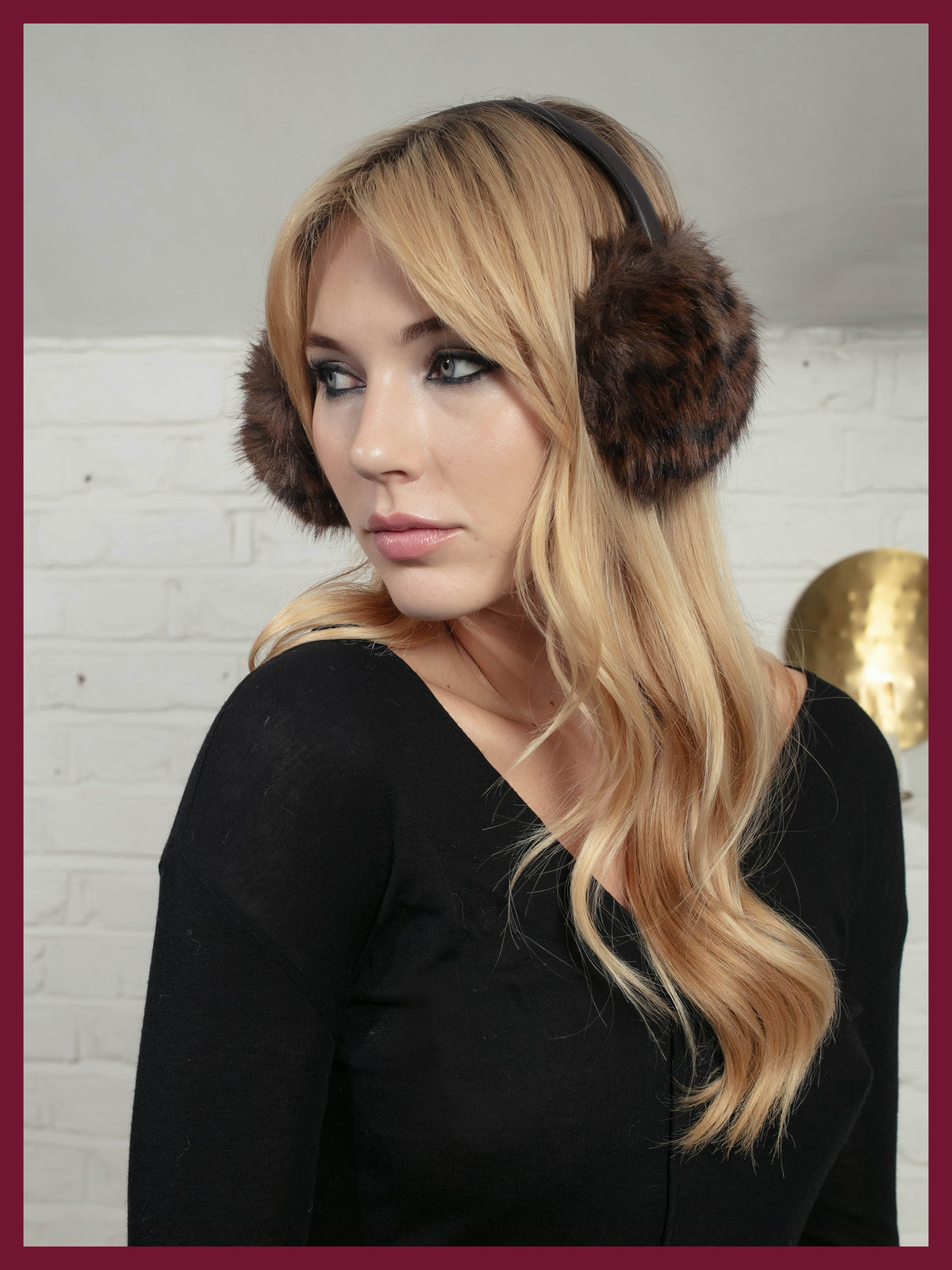 Estella Earmuff-Chocolate Leopard