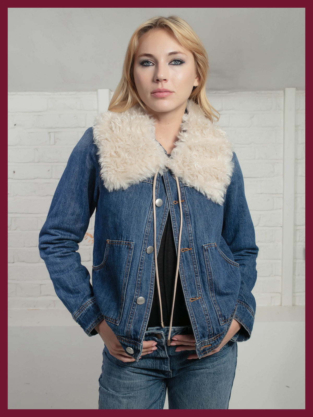 Klara Fur Collar In Cream