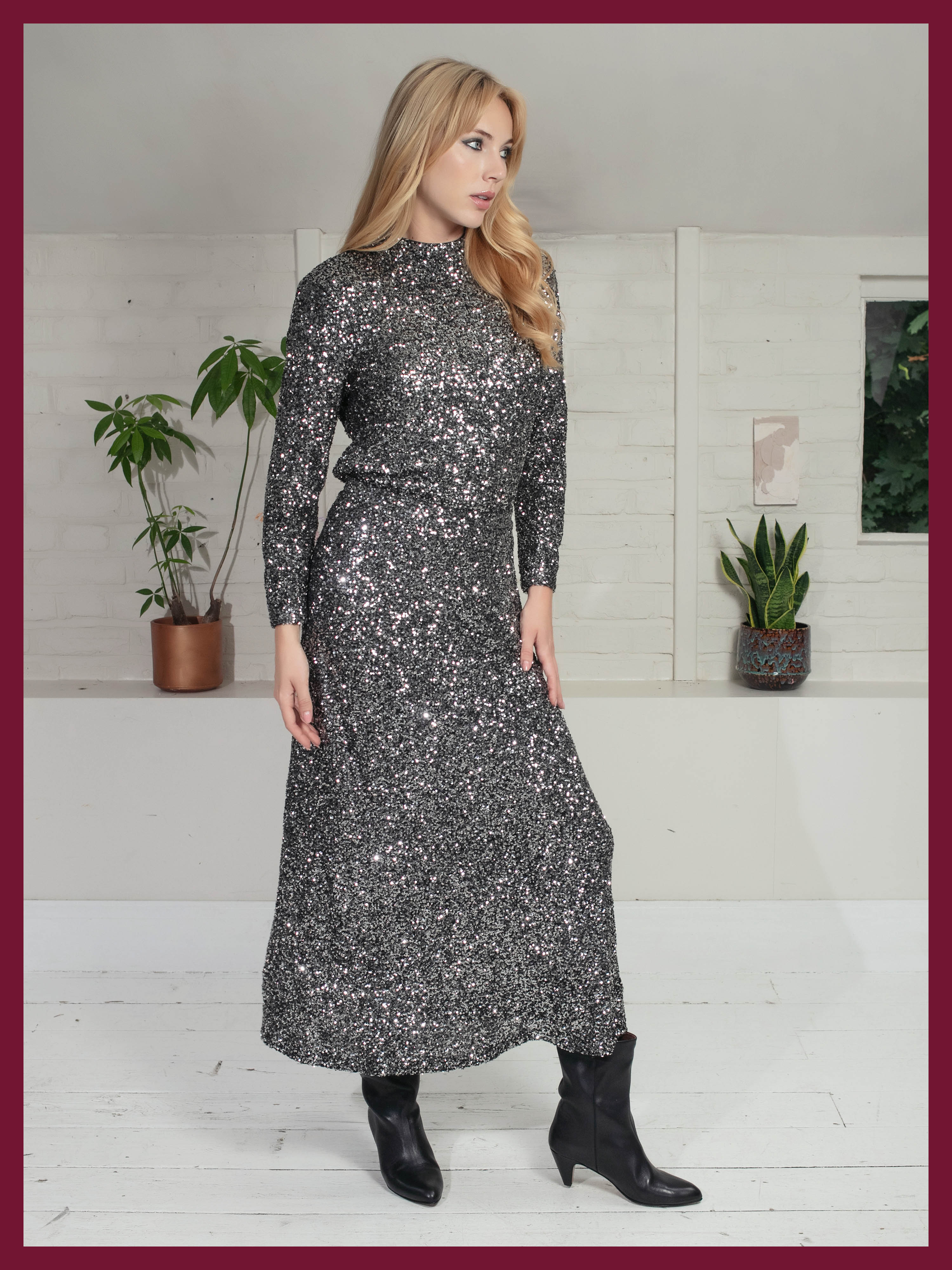 Mercer Top in Gunmetal