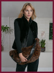 Sasha Slouch Bag In Chocolate Leo